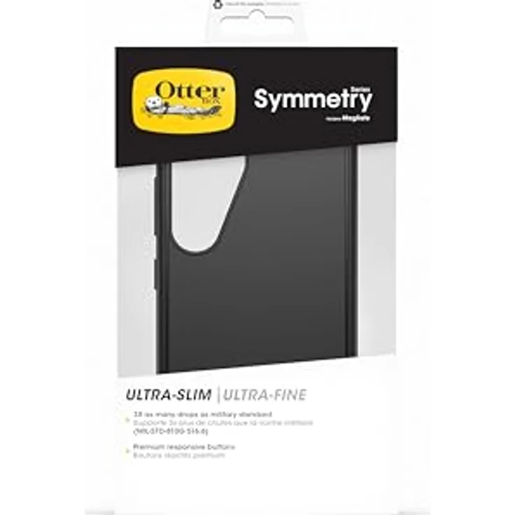 OtterBox Symmetry Magnet Case für Samsung Galaxy S25, schlanke Handy-Hülle mit integriertem Magnet für Gadgets, Qi2-Charger kompatibel, schwarz – Bild 5