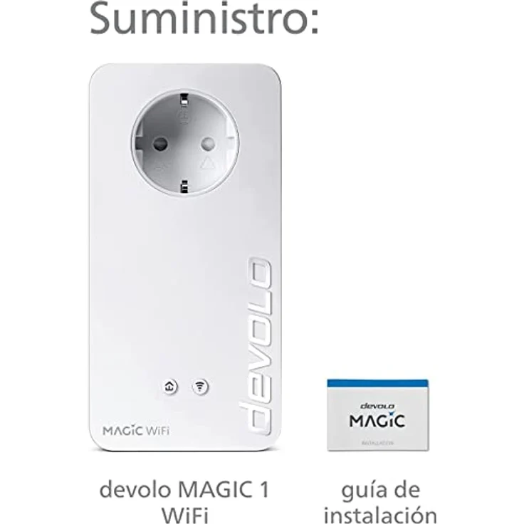Devolo Magic 1 WiFi Powerline Adapter (WiFi ac bis zu 1200 Mbps, 2X LAN Ethernet, integrierter Stecker, Mesh WiFi) weiß – Bild 5