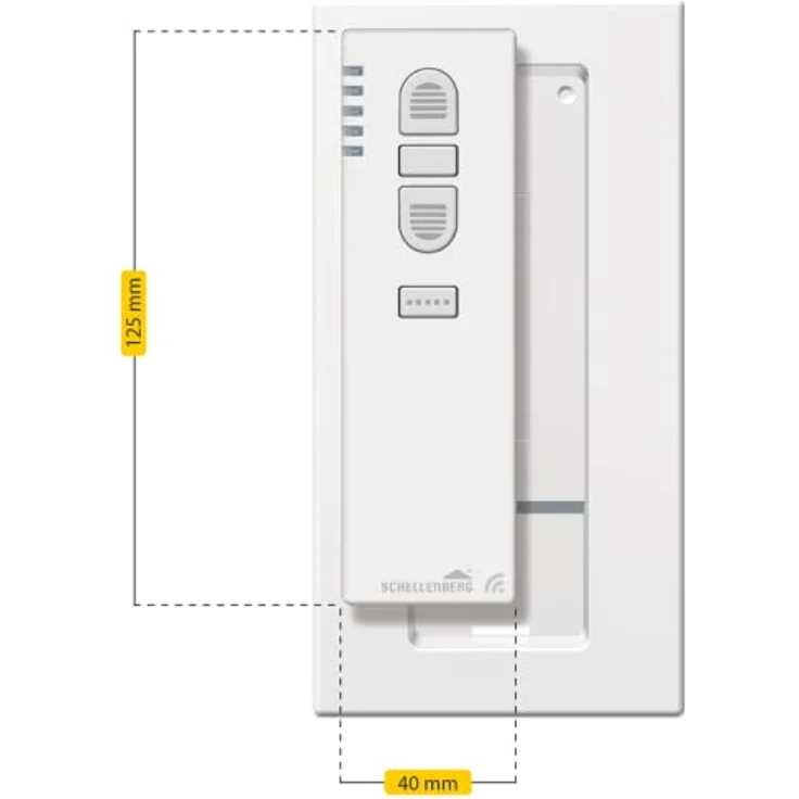 Smart Home Funk-Handsender 5 Kanal weiß – Bild 7