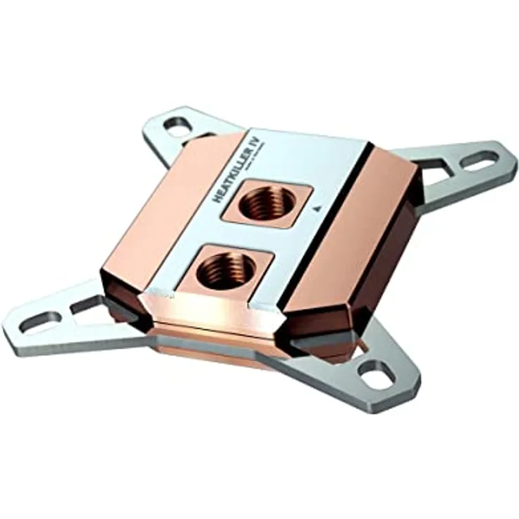 Watercool HEATKILLER IV PRO CPU Water Block, Intel LGA 1X00, reines Kupfer - Premium CPU Wasserblock mit neuem Kühlmotor, Made in Germany