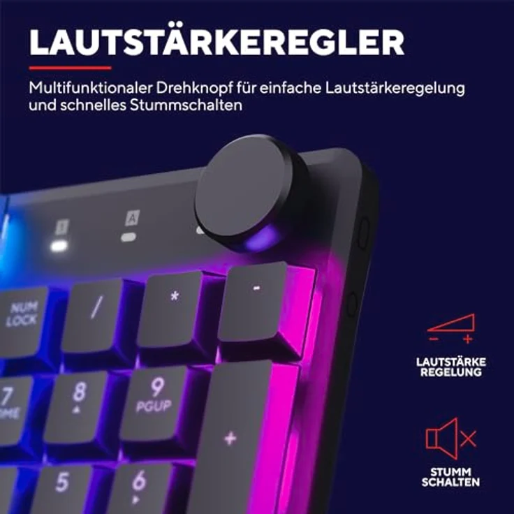 Trust GXT866 TORIX MECHANICAL (DE, Kabelgebunden), Tastatur, Schwarz, KEYBOARD DE – Bild 9