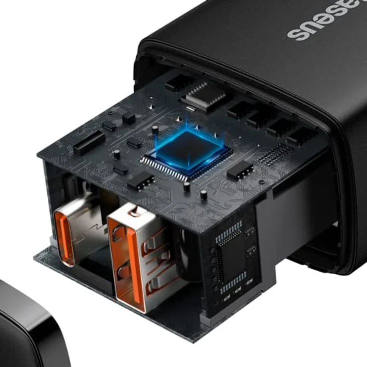 Baseus Compact Schnellladegerät, Schwarz - Preisvergleich – Bild 5