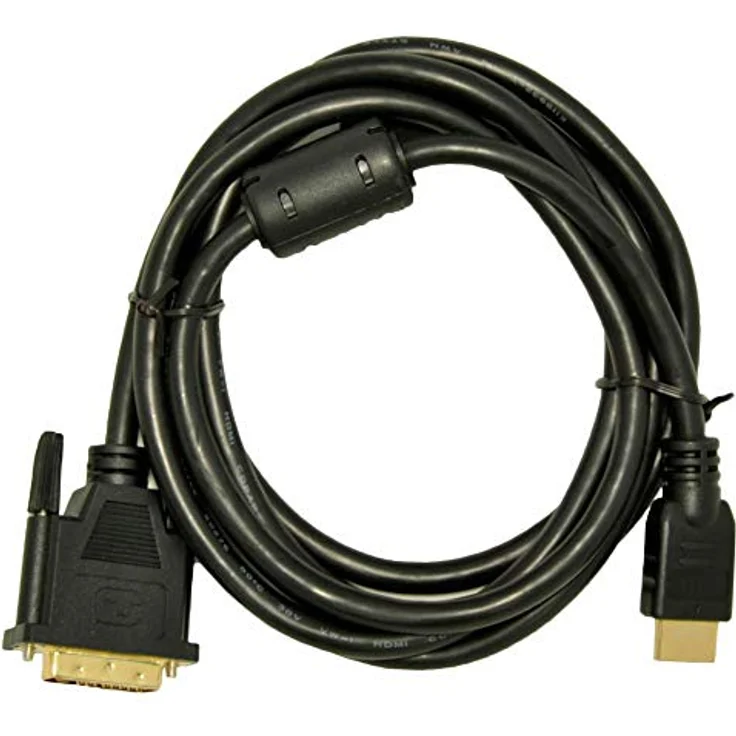 Akyga AK-AV-13 HDMI DVI 24+1 pin Kabel für PC Adapter Stecker auf Stecker 3m – Bild 3