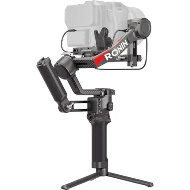 DJI RS 4 Pro Combo, 3-Achsen Gimbal-Stabilisator für DSLR- und Kinokameras Canon/Sony/Panasonic/Nikon/Fujifilm, Native vertikale Aufnahme, 4,5 kg Nutzlast, mit Videosender und Focus Pro Motor