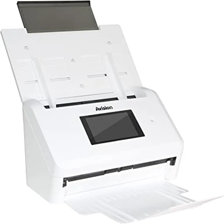 Avision AN335WL Stand-Alone A4 Dokumenten Scanner mit Bildprozessor VM3 I 10 92cm (4 3) Touch Display 40ppm/80ipm 50 Seiten ADF USB 3.2 WLAN Ethernet Scan to USB ISIS/Twain Treiber Weiss – Bild 3