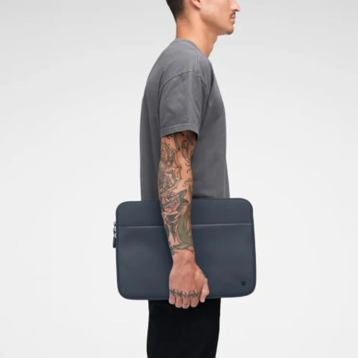 Incase A.R.C. Hülle für 16-Zoll-Laptop, gepolsterte Notebooktasche aus recyceltem Polyester, Navy Blau – Bild 5