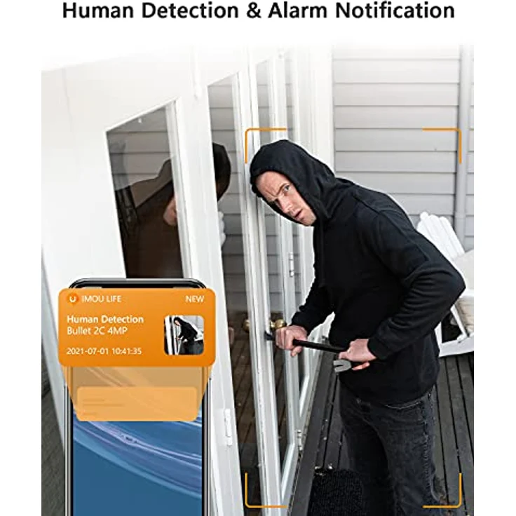 Imou IPCam Bullet 2C 4MP Außen IR 30m WLAN/LAN IP67 (IPC-F42P) – Bild 4
