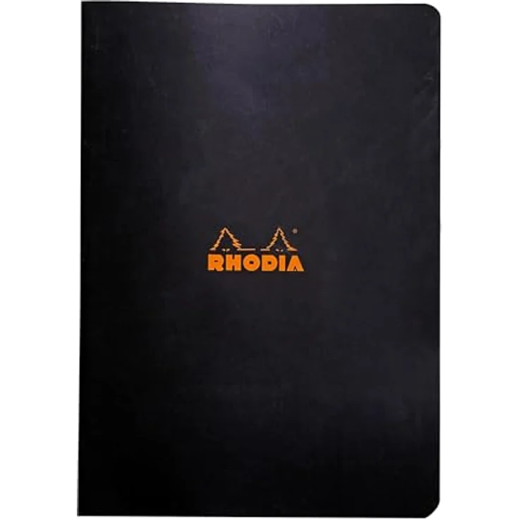 Rhodia Einsteck-Fotoalbum 10x A4 Notizheft mit 48 Blatt kariert, 80g - Schwarz 119163C, geheftet – Bild 1