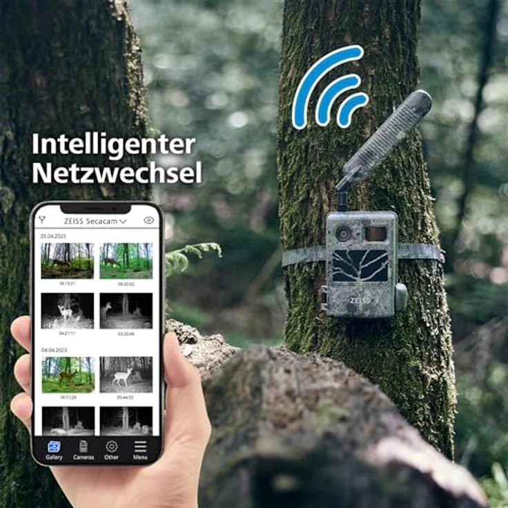 Zeiss Secacam 3 Wide-Angle, Wildkamera mit 100° Sichtfeld, 32GB Speicher, Full-HD-Video und klappbarem 1,9 Zoll Display – Bild 3