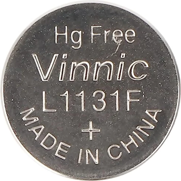 VINNIC 10 Stück Knopfzelle AG10, LR54, L1131F, LR1130, 189, RW89 Knopfzelle - Silber, 1,5 Volt, 65mAh, 10 Stück, sehr geringe Selbstentladung – Bild 6