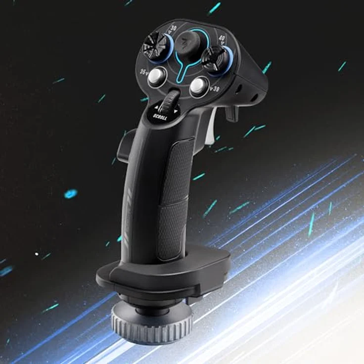 Thrustmaster Sol-R 3 AddOn Grip, Gamepad mit 21 zuweisbaren Aktionstasten und H.E.A.R.T. Präzisionssensoren, ambidextrous, beleuchtet – Bild 2