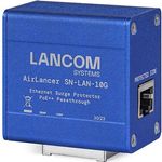 Lancom Systems AirLancer SN-LAN 10G, Überspannungsschutzadapter für LAN-Geräte mit RJ45, PoE-kompatibel, blau