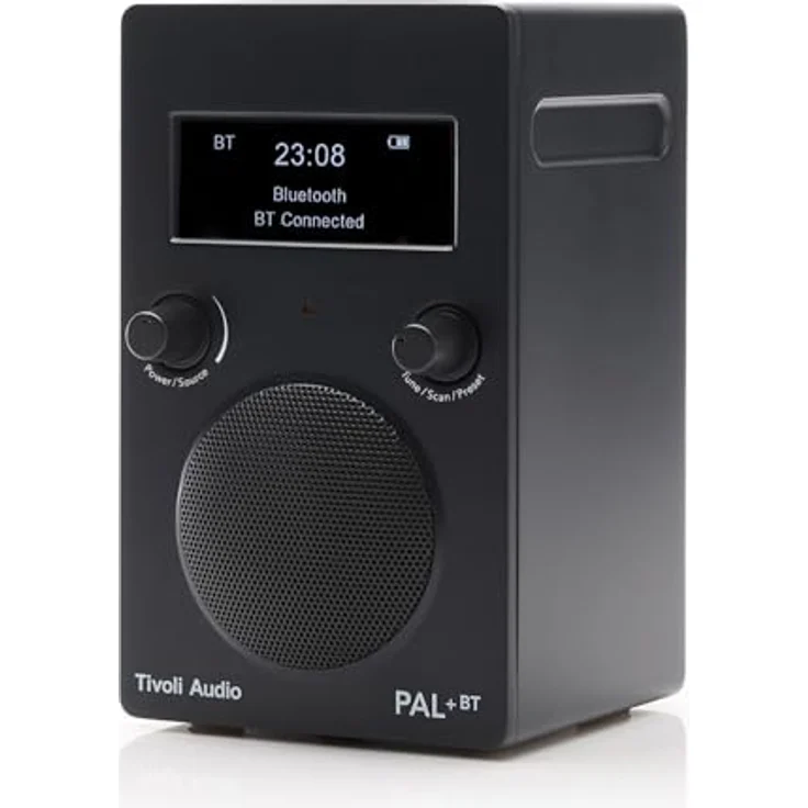 Tivoli Audio PAL+BT3, tragbares DAB+/FM Bluetooth Radio mit 10 Stunden Akkulaufzeit, wetterfest, Schwarz – Bild 7