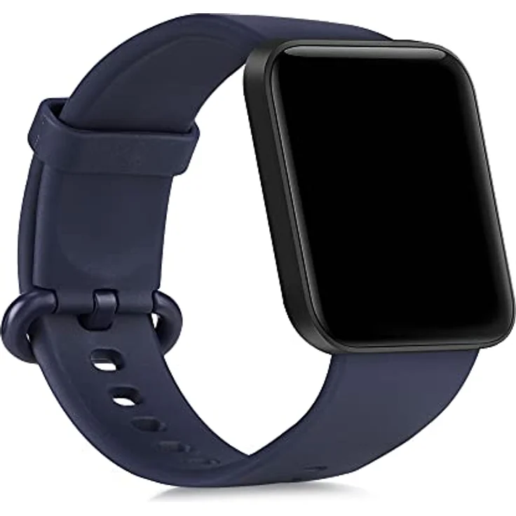 kwmobile 2X Sportarmband Set für Xiaomi Mi Watch Lite/Redmi Watch, TPU Silikon, verstellbar 14-22 cm, verschiedene Farben – Bild 2