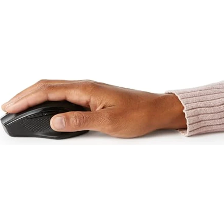 AmazonBasics - Ergonomische kabellose Maus - DPI einstellbar - Schwarz – Bild 3