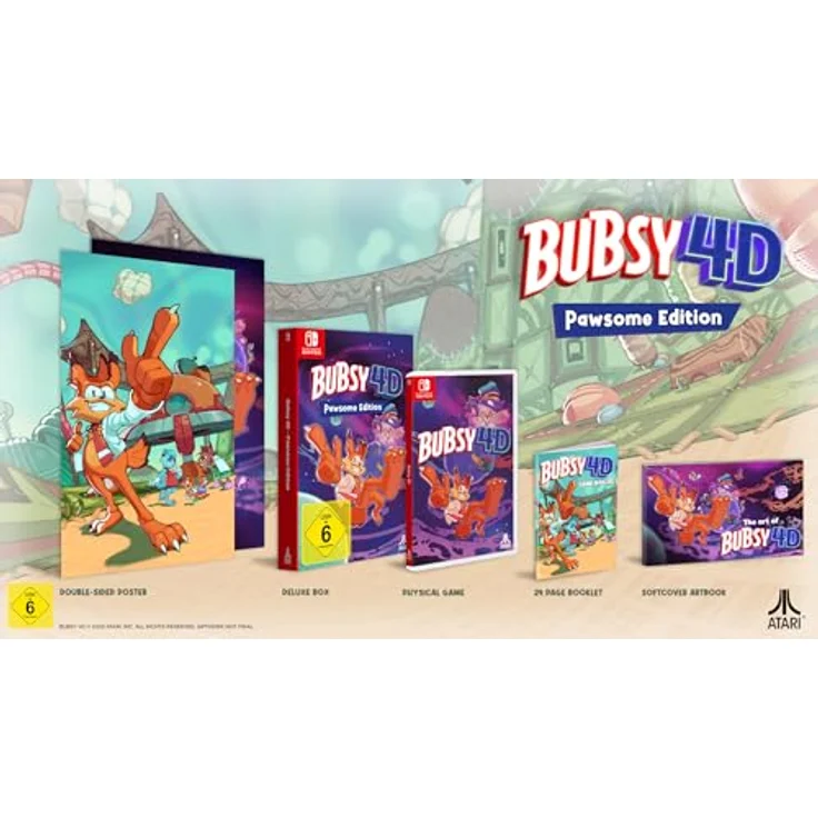 ATARI Bubsy 4D Pawsome Edition, Nintendo Switch, Action Adventure Platformer mit neuen Fähigkeiten und exklusiven Inhalten – Bild 2