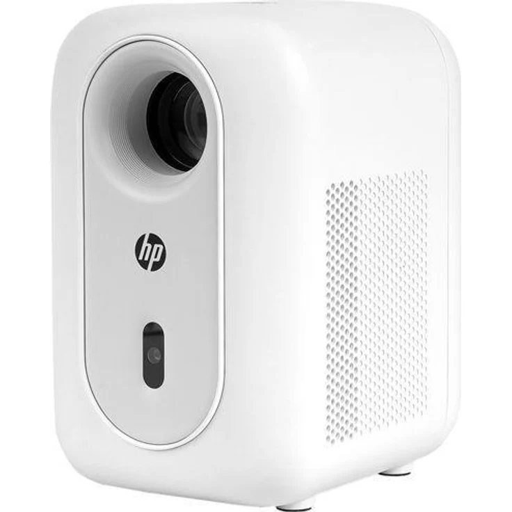 HP CP180, Beamer mit 1300 lm, HD-Auflösung, drahtloser Projektion und kompakter Bauweise, weiss