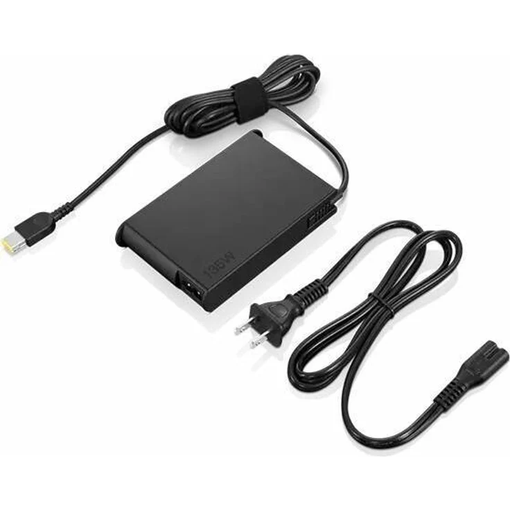 Lenovo Legion 135W AC Adapter, Notebook Netzteil mit USB Typ-C Kabel, schwarz, für Innen- und Außeneinsatz, 100-240 V – Bild 1