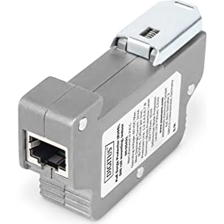 DIGITUS PoE Surge Protector (RJ45), DIN-Schienenmontage, Indoor