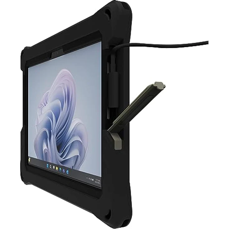The Joy Factory aXtion Pro MP für Surface Pro 9, Rugged Case CWM349MP, stoßfest (MIL-STD-810H), wasserdicht (IP68), integrierter Bildschirm- und Kameraschutz, verstellbare Handschlaufe, rutschfester Standfuß, MagConnect HD Mount kompatibel – Bild 5