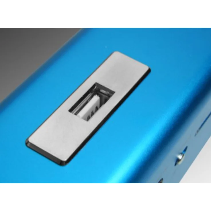 MusicMan MA Lautsprecher (MP3-Player, Soundstation & Radio, USB, Line-In) blau – Bild 2