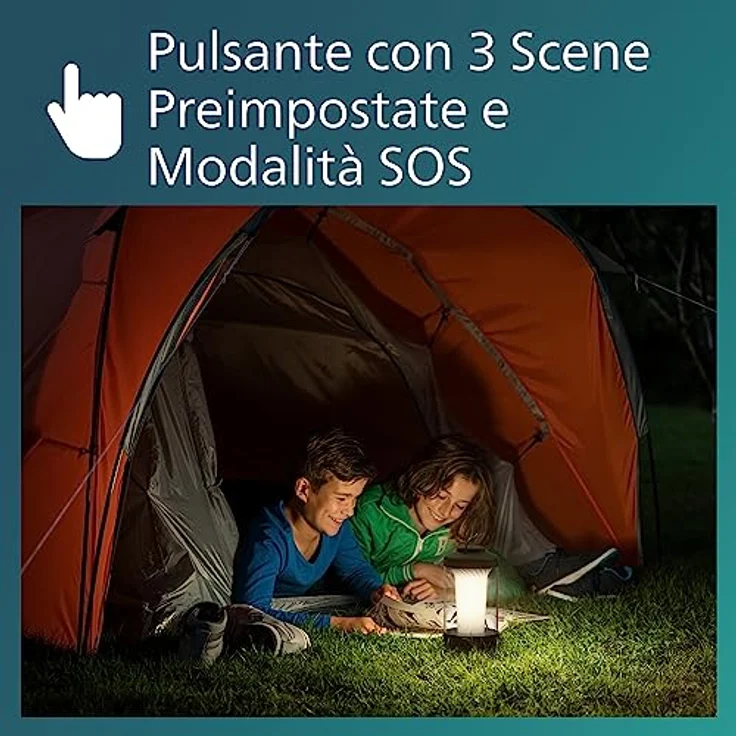 Philips LED Cicero tragbare Gartenleuchte, 6W, dimmbar, Weiß – Bild 4