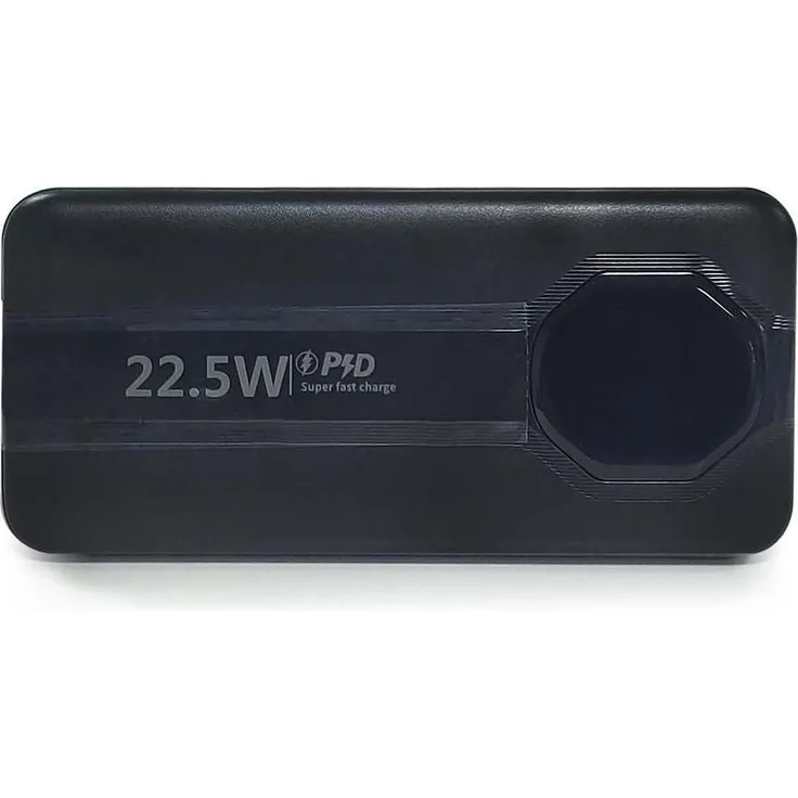 SiGN Powerful Powerbank mit integrierten Kabeln, 10000mAh - Schwarz