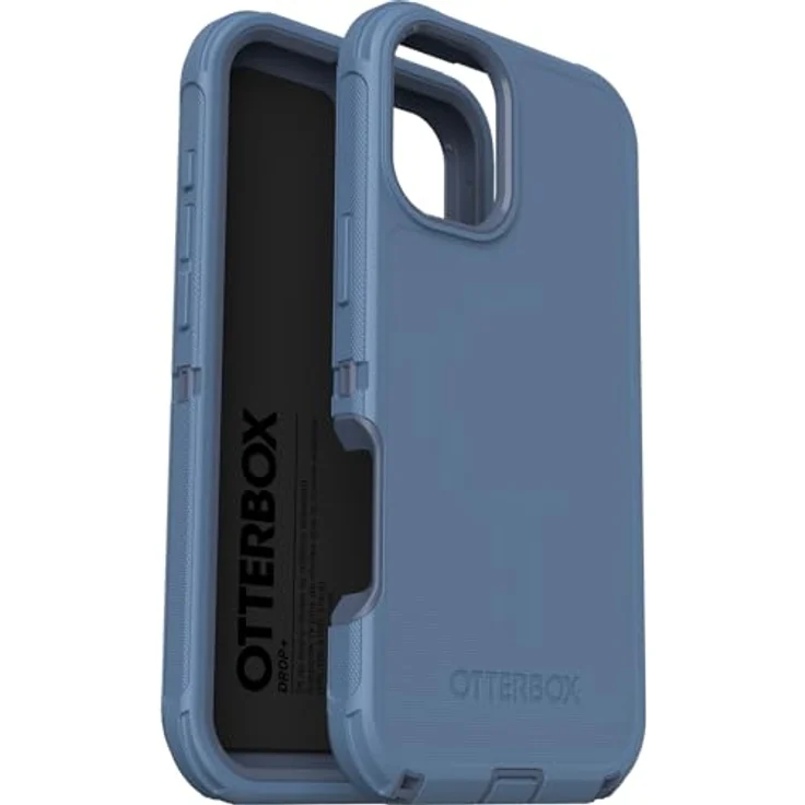 OtterBox Defender Series MagSafe Hülle für iPhone 16 Plus, stoßfest, sturzsicher, extrem robust, Schutzhülle, Militärstandard getestet, Blau – Bild 1