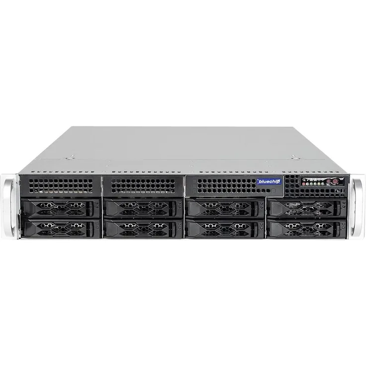Bluechip SERVERline R42316s, Rack Server mit Intel Xeon Silver 4410Y, 32 GB RAM und HotSwap Laufwerkschächten