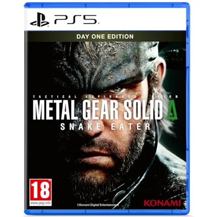 KONAMI Metal Gear Solid Delta: Snake Eater Day 1 Edition [PEGI] (100% Uncut) für PS5 – Survival-Action im Dschungel der 1960er Jahre, deutsch spielbar