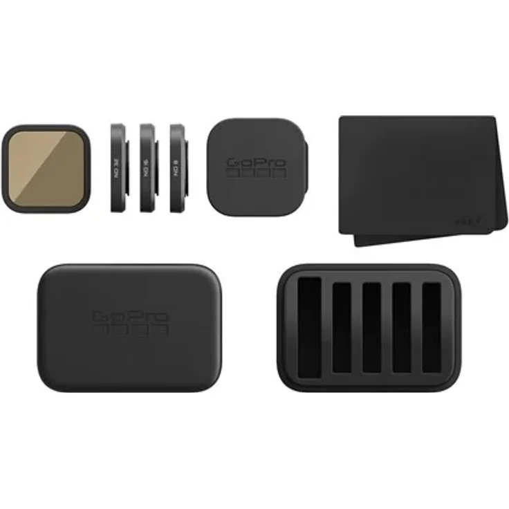 GoPro ND Filter 4-Pack (M-Series), Premium ND-Filterset für MISSION 1 PRO und MISSION 1, inklusive ND8, ND16, ND32, ND64, wasserfest und kratzfest