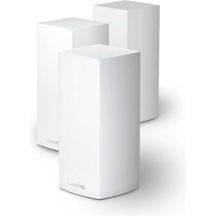 Linksys AX4200 Tri-Band Mesh-WLAN-System, 2400 Mbit/s, Wi-Fi 6, 3er Pack, Weiss