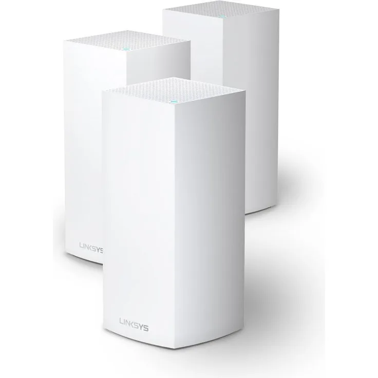 Linksys AX4200 Tri-Band Mesh-WLAN-System, 2400 Mbit/s, Wi-Fi 6, 3er Pack, Weiss