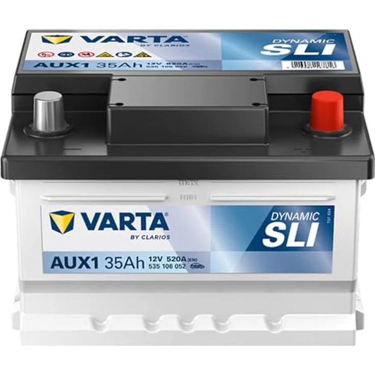 Varta Aux1 53506 Silver Dynamic, AGM Stützbatterie 12V 35Ah mit niedriger Selbstentladung – Bild 9