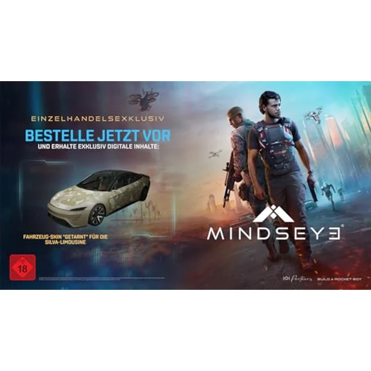 IOI Partners MindsEye (PlayStation 5), Action-Spiel mit neuronalen Implantat und Deluxe Edition Upgrade, inkl. Fahrzeug-Skin "Getarnt" für die Silva-Limousine – Bild 2