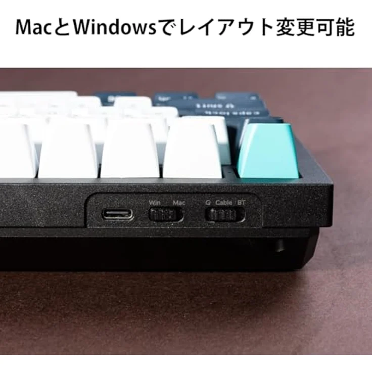 Keychron Q3 Max, Kabellose Mechanische Tastatur mit Vollmetall-Gehäuse, 2.4 GHz/Bluetooth/Kabelgebunden, Hot-Swappable, Gateron Jupiter Red, Carbon Black – Bild 5