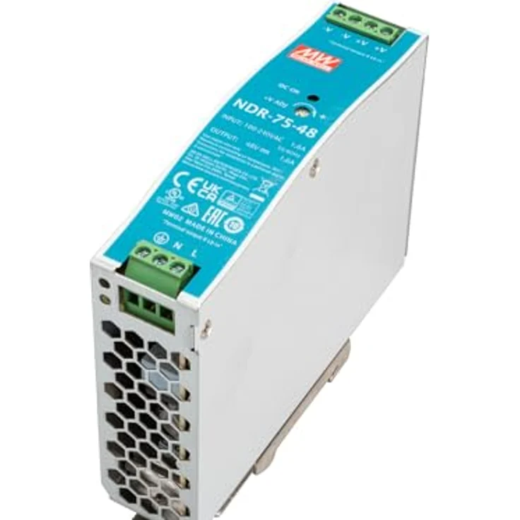 MeanWell NDR-75-48, Hutschienen-Netzteil für PC und Server, 75 W, 1.6 A, DIN-Rail – Bild 3