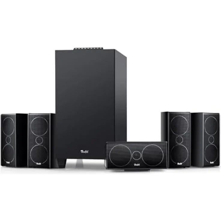 Teufel CONSONO 35 Concept - 5.1 Surround Soundsystem, Komplettsystem Heimkino mit integriertem AV-Receiver, Bluetooth, Dolby Audio, USB-C-Soundkartenfunktion, HDMI ARC CEC, schwarz - Preisvergleich – Bild 1