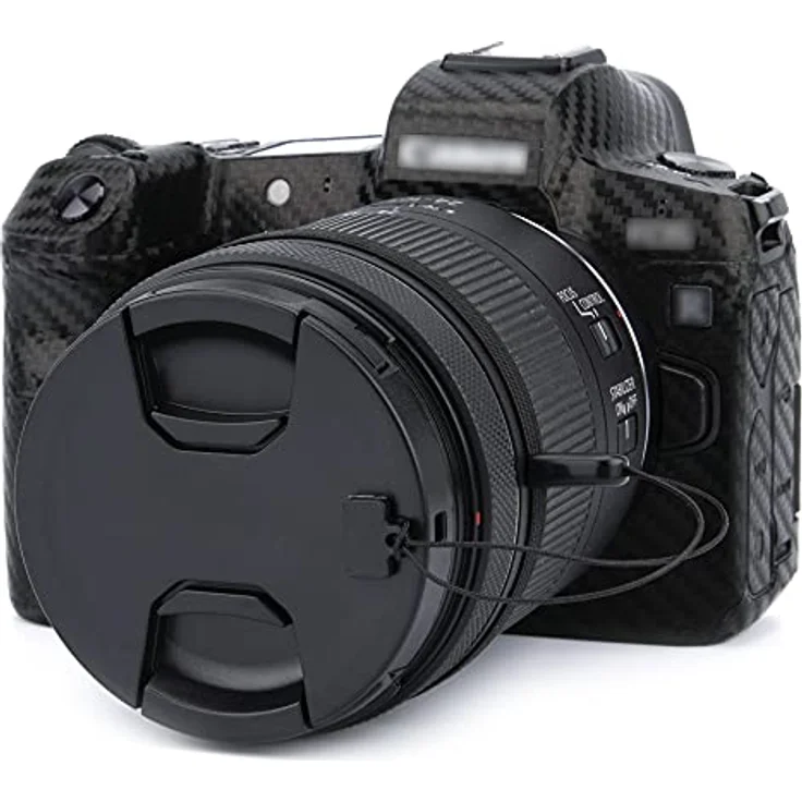 PROfezzion 2 Stück 67mm Objektivdeckel mit Halteband Kordel für Canon EOS R, RP, R6, R6II, 90D, 80D, 70D - Hochwertiger Schutz und praktischer Deluxe-Objektivkappenhalter – Bild 4