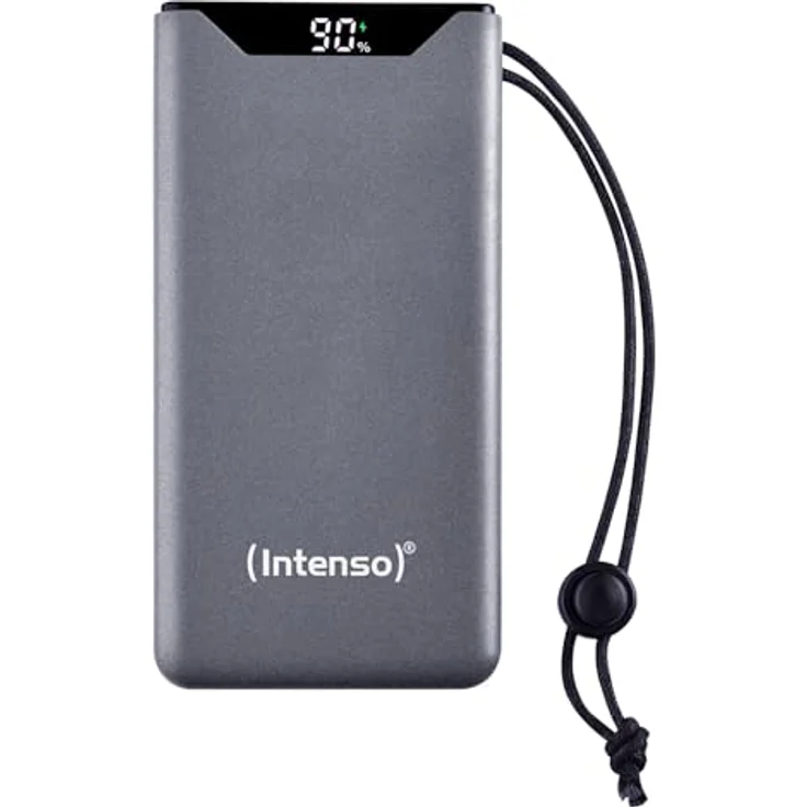 Intenso Powerbank F10000, externer Akku mit PD (20W) & QC (18W), USB-C und USB-A Anschluss, 10000mAh, Grau – Bild 3