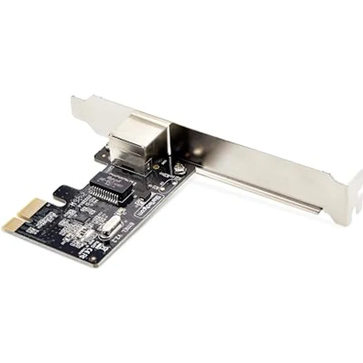 StarTech NIC 1-Port Netzwerkkarte, TAA-konform (PCI-E x1), Gigabit Ethernet 10/100/1000Mbps, Schwarz – Bild 2