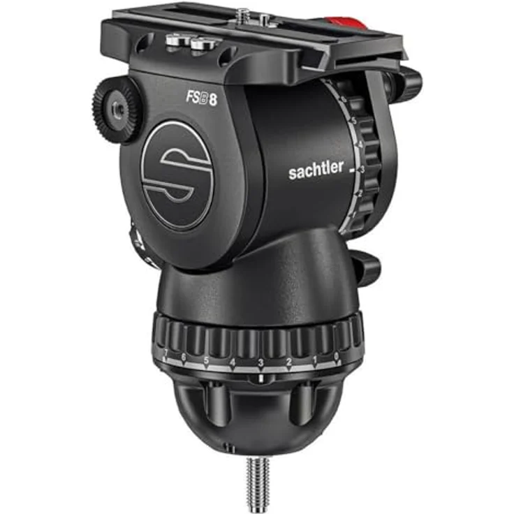 Sachtler FSB 8 MkII Fluidhead (S2069-0001), Kamera-Zubehör mit 12kg Traglast, klassische Halbkugel, PrismBubble – Bild 1