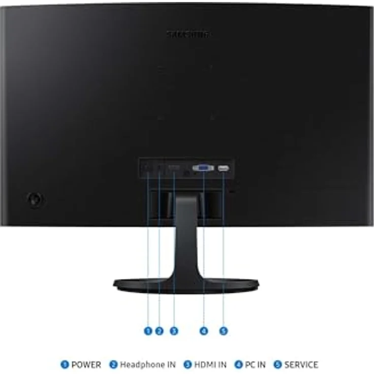 Samsung S36GD Essential Curved Monitor 24 Zoll, Full HD, 4 ms Reaktionszeit, 100 Hz, Eco Saving, Flicker Free, schwarz – Bild 4