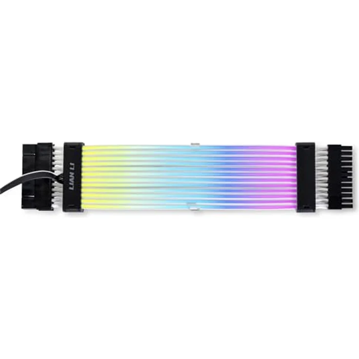 Lian-Li Strimer Plus V2 24-Pin RGB Mainboardkabel (PW24-PV2) für PC, Schwarz – Bild 2