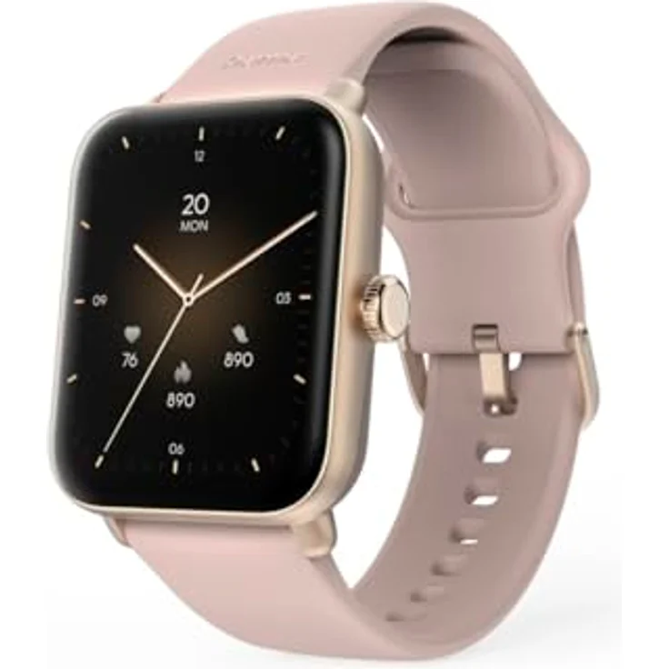 Hama Smartwatch 6010, GPS, TFT-Display 1,65", Telefonfunktion, wasserdicht, RS, sportliches Design – Bild 1