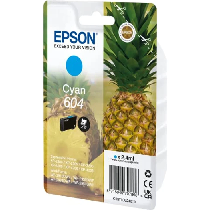 Epson Tintenstrahldrucker, Cyan, Estandar – Bild 2