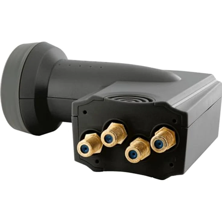 SCHWAIGER 371 Quad LNB, Low Noise Blockconverter mit Sun Protect Technologie, hitzebeständig, anthrazit – Bild 3