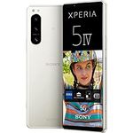 Sony Xperia 5 IV (5G Smartphone, 6,1 Zoll, 4K HDR 120 Hz OLED-Display, Dreifach-Kamera mit optischem Zoom (ZEISS T*), 3,5-mm-Audio, Dual SIM) 24+12 Monate Garantie  Ecruweiß