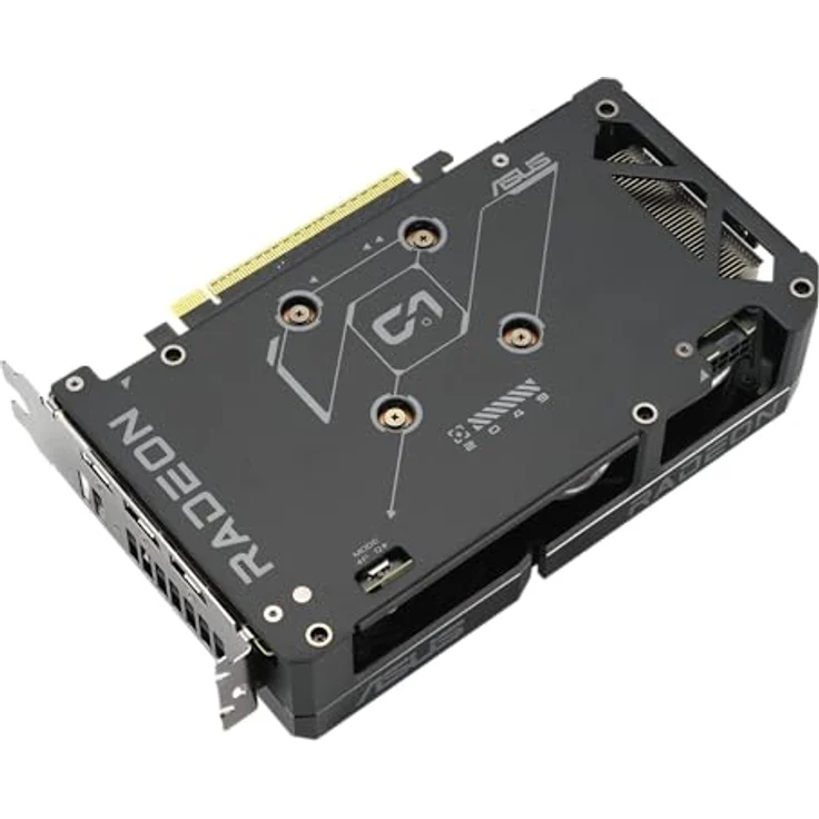 ASUS DUAL-RX9060XT-16G, Grafikkarte mit 16 GB GDDR6, Dual BIOS und Axial-Tech-Lüfter – Bild 6
