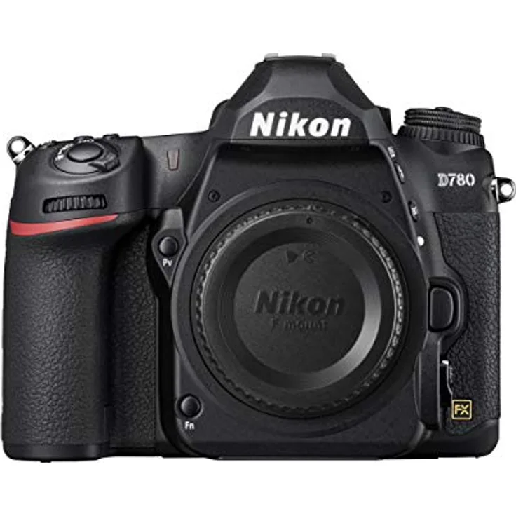 Nikon D780 Vollformat Digital SLR Kamera (24,5 MP, 4K UHD Video incl. Zeitlupenfunktion, EXPEED 6-Prozessor, 3,2 Zoll/8 cm neigbarer Monitor mit 2,4 Millionen Bildpunkten, WiFi und NFC, SnapBridge)